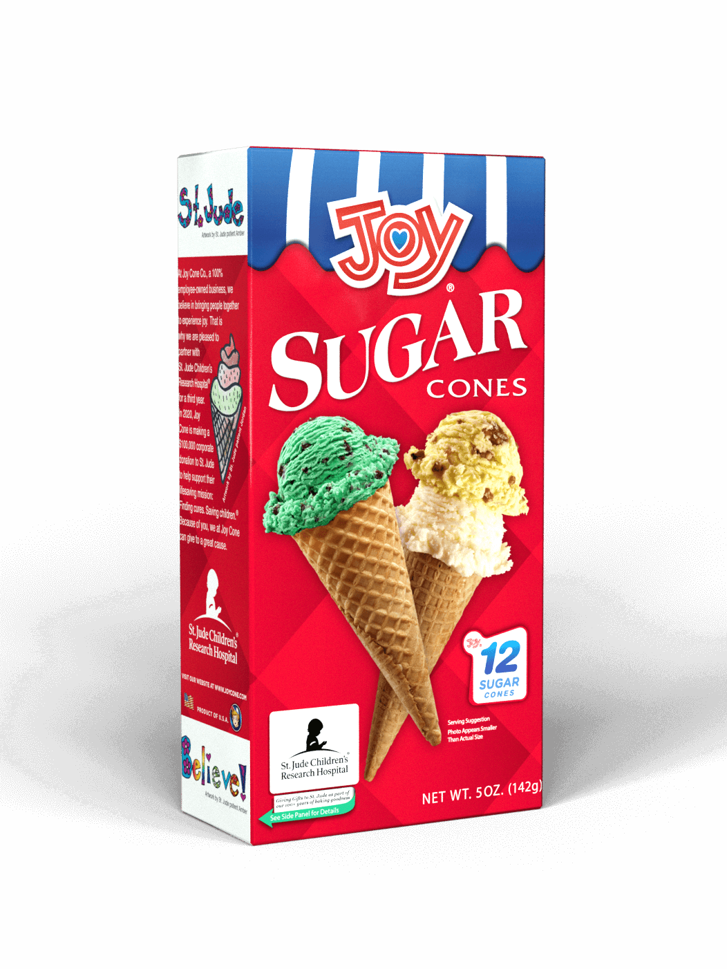 12ct. Sugar Cones box