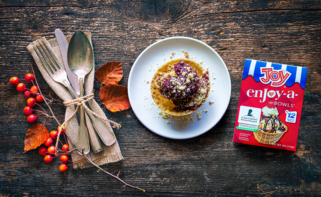 Autumn Mixed Berry Crisp A La Mode